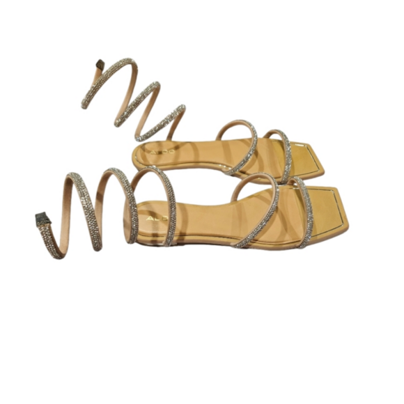 Rhinestone Gladiator Sandala Sz 10 - Picture 11 of 11